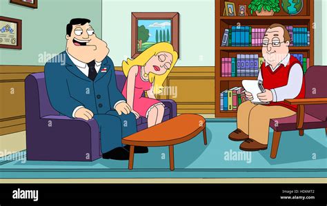 AMERICAN DAD, (from left): Stan Smith, Francine Smith, Sal the therapist (guest voice Jason ...