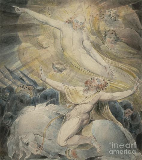 The Conversion of Saul Painting by William Blake - Pixels