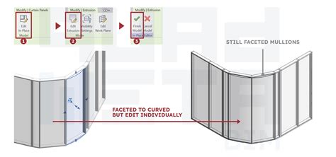 How to create a curved curtain wall — QUADMETA