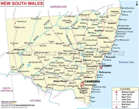 Map Of New South Wales And Queensland - Arlana Nannette