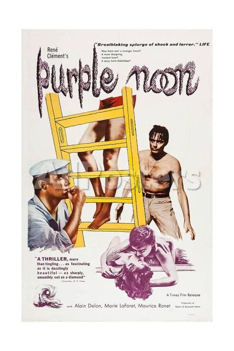 'Purple Noon' Prints | AllPosters.com | Film posters vintage, Alain delon, Vintage film