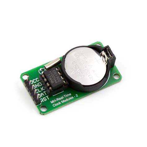 Buy DS1302 RTC Real Time Clock Module with Battery Online at Robu.in