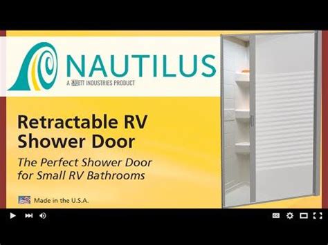 Nautilus - Stoett Industries | Shower doors, Rv, Rv bathroom