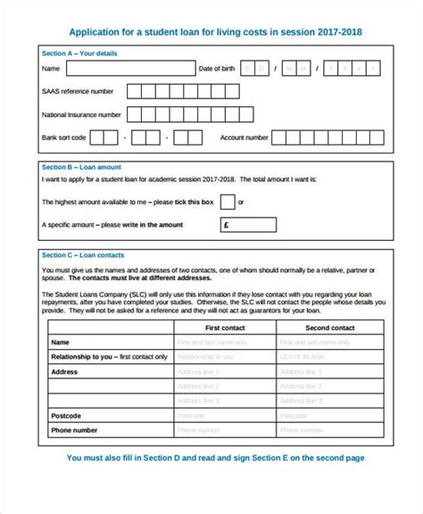 FREE 42+ Student Application Forms in PDF | MS Word | Excel