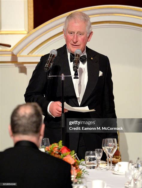 Prince Charles, Prince of Wales makes a speech as he attends a dinner... News Photo - Getty Images