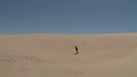 Sandboarding on the Oregon Coast