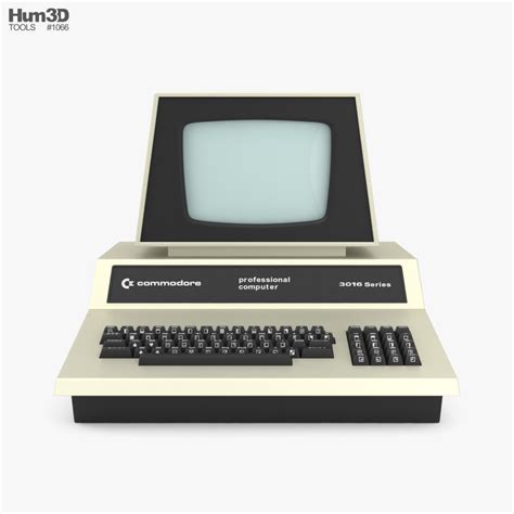 Commodore PET 3D model - Electronics on Hum3D