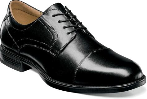 Florsheim Men's Midtown Cap Toe Oxford Black - Continental Shoes