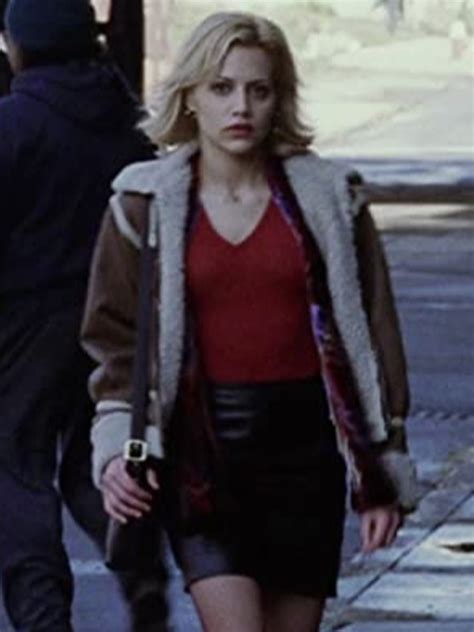 Brittany Murphy 8 Mile Alex Shearling Leather Jacket - MLJ