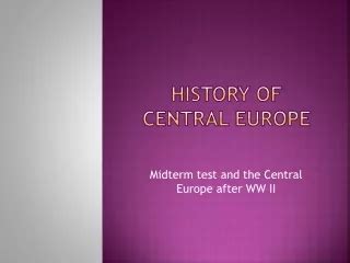 PPT - History and Culture of Europe PowerPoint Presentation, free ...