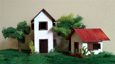 MAQUETES DE CASAS → Trabalho Escolar, Palito de Picole, Cidade e