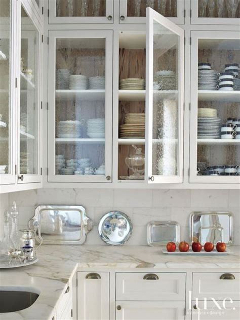 How To Display Items In Glass Kitchen Cabinets Without Doors | www.cintronbeveragegroup.com