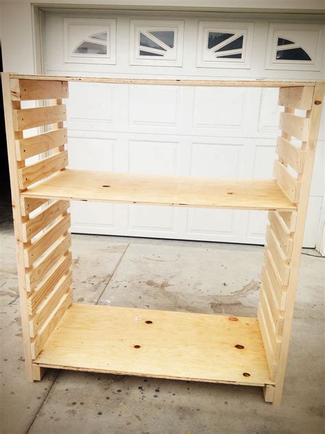 Pallet Storage Shelves Diy