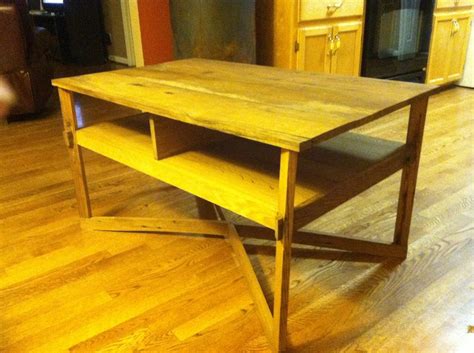 Reclaimed white oak coffee table. - by MATTTHEW @ LumberJocks.com ~ woodworking community