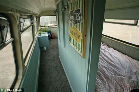 Big green bus: Double-decker transformed into caravan holiday home ...