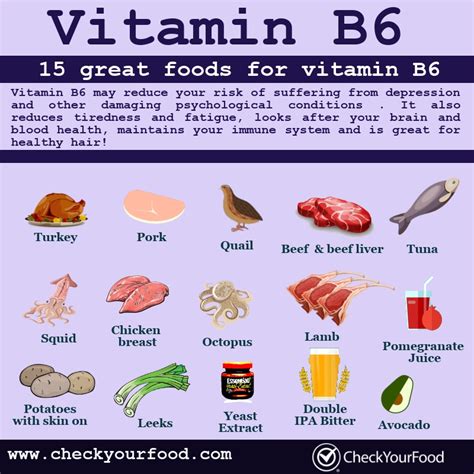 Vitamin B6 Foods