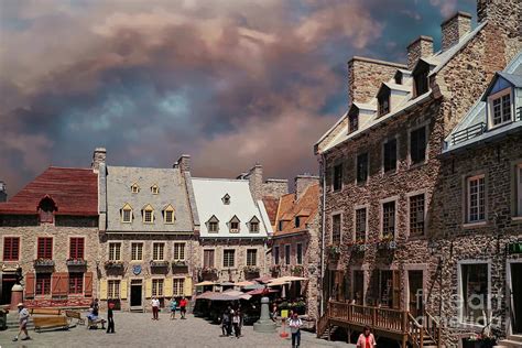 Quebec, Place Royale Photograph by Louise Lavallee - Fine Art America