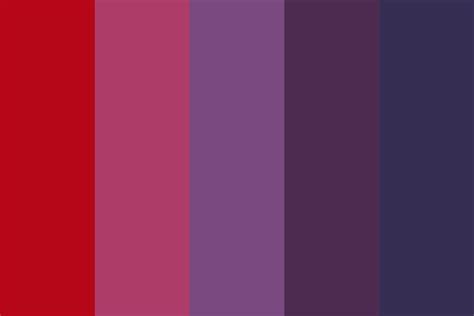 Red Pink Purple Color Palette