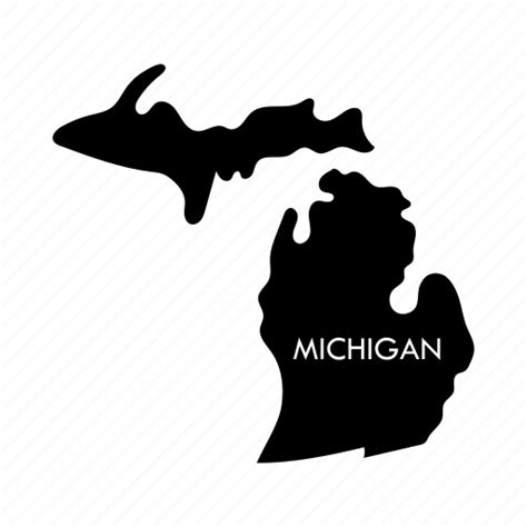 Michigan, us, state, border icon - Download on Iconfinder