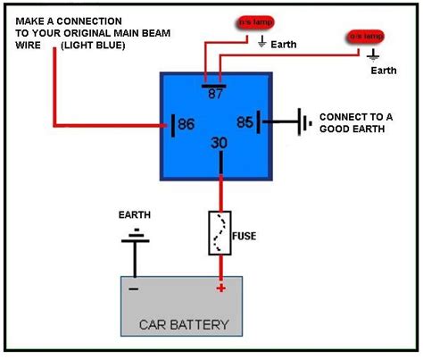 Horn Relay Wiring Diagram 5 Pin