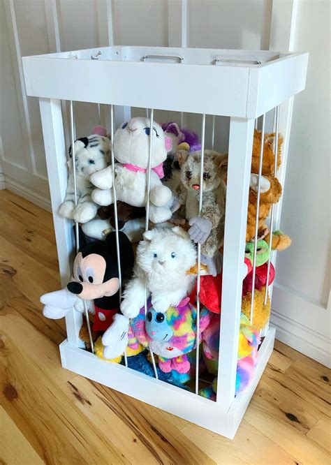 3FT Stuffed Animal Zoo-Stuffed Animal Organizer-Wood Animal Holder-Zoo Keeper-Toy Organizer ...