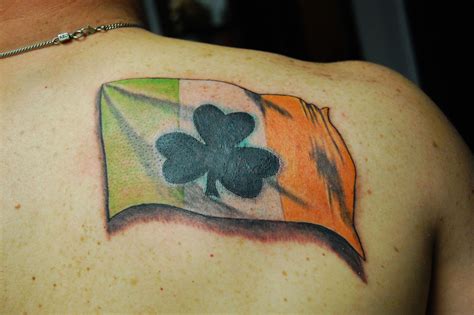 irish flag tattoo - love this | Irish flag tattoo, Irish tattoos, Shamrock tattoos