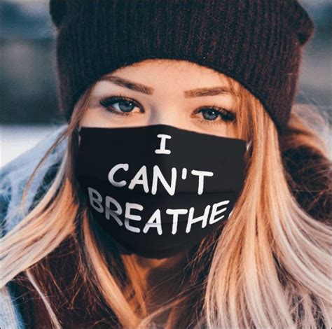 I can't breathe face mask - dnstyles • LeeSilk Shop