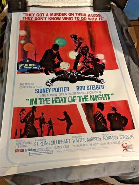 IN THE HEAT OF THE NIGHT Movie POSTER 24x36 inches 1967 | #3904161845