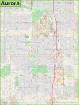 Aurora Maps | Colorado, U.S. | Discover Aurora with Detailed Maps