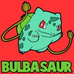 How to Draw Bulbasaur from Pokemon Step by Step Drawing Tutorial – How ...