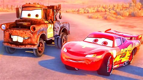 Lightning McQueen asks for help from Tow Mater - YouTube