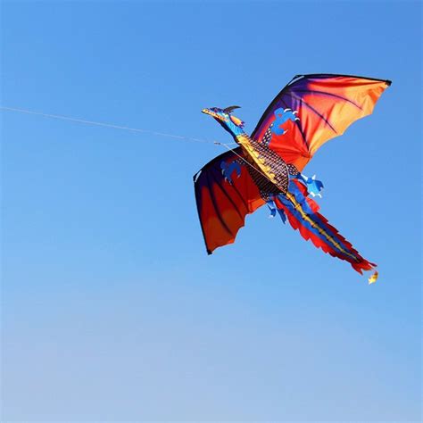 55 Inches Cute Classical Dragon Kite 140cm x 120cm Single Line Kite With Tail – Alexnld.com