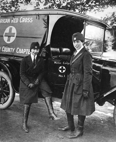 From the Archives: Women of the Motor Service - red cross chat