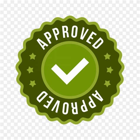 Approved Label Sticker On Transparent Background Png Similar Png | The ...