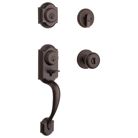 Kwikset Montara Front Door Lock Handle and Deadbolt Set, Entry ...