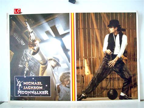 "MOONWALKER" MOVIE POSTER - "MOONWALKER" MOVIE POSTER