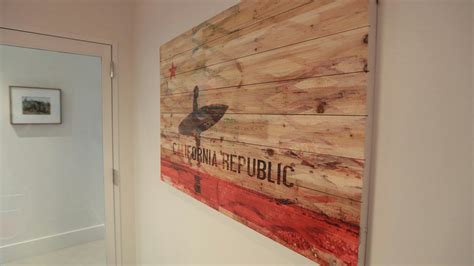 California Republic 30" x 50" Wood Art | The Chivery