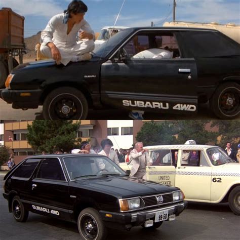 The Cannonball Run 1981. Jackie Chan's 1980 Subaru DL 4WD Hatchback. : r/subaru