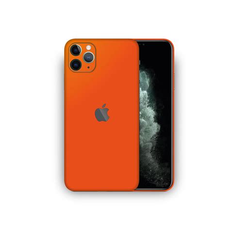 Apple iPhone 11 Pro MATTE ORANGE Skin - ULTRA Skins