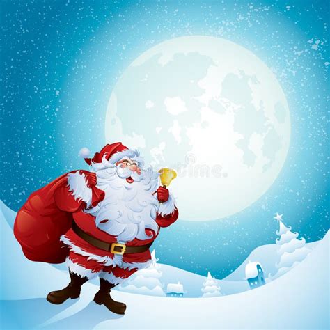 Santa Claus is Coming To Town Stock Vector - Illustration of painting, father: 46614175