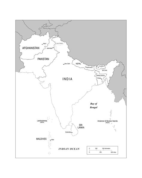 World Maps Library - Complete Resources: Blank Maps Of South Asia