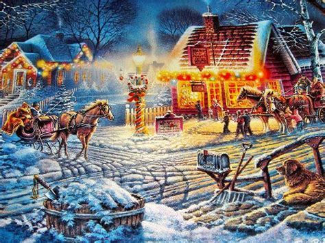 terry redlin | Terry redlin christmas, Terry redlin, Winter scenes