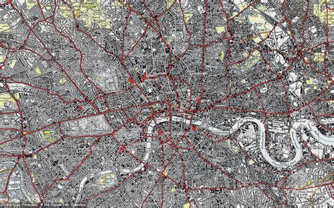 Historic Ordnance Survey Map of London, 1946 - Francis Frith