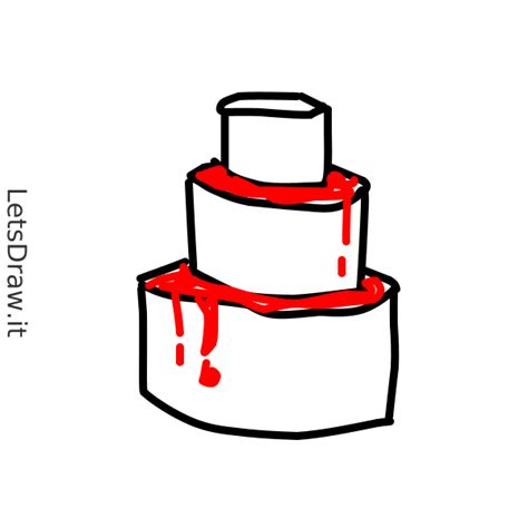 How to draw layer cake / 6ugr861zg.png / LetsDrawIt