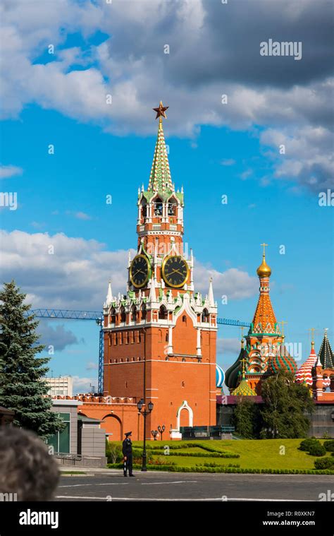 Trinity Tower The Kremlin Moscow Russian Moskva city National capital ...