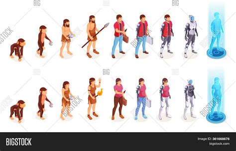 Human Evolution Man Image & Photo (Free Trial) | Bigstock