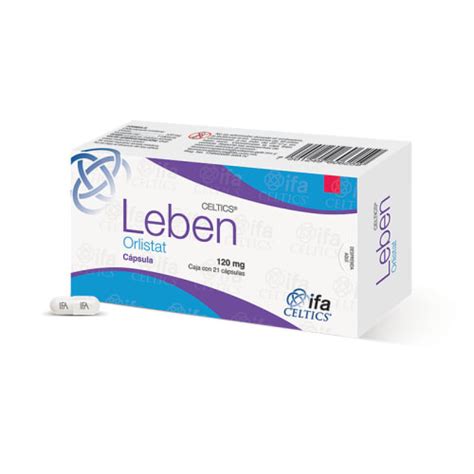 Leben orlistat 120 mg con 21 cápsulas – Prixz | Farmacia a Domicilio