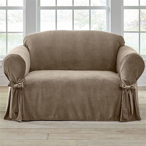 Velvet Loveseat Slipcover | Loveseat Covers | Brylane Home