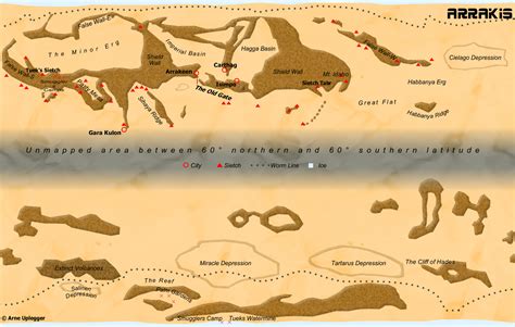 Maps Of The Dune Franchise – SciFiEmpire.net