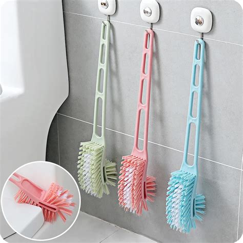 1pc Bathroom Toilet Cleaning Brush Household Long Handle Brush Toilet Brush Dust Cleaner-in ...